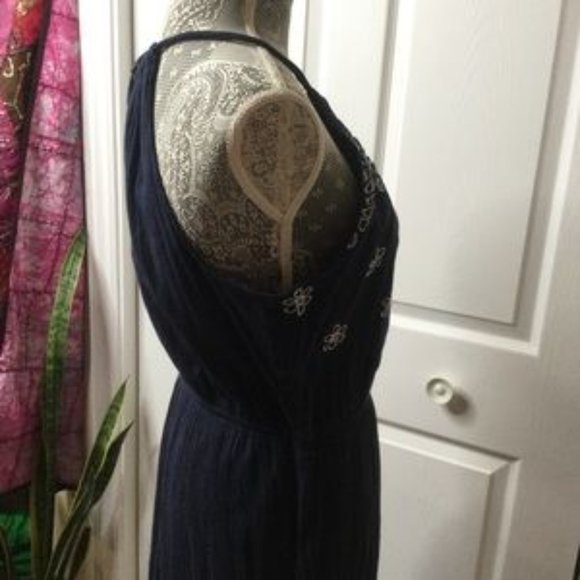 Old Navy, blue summer dress maxi - Picture 4 of 4